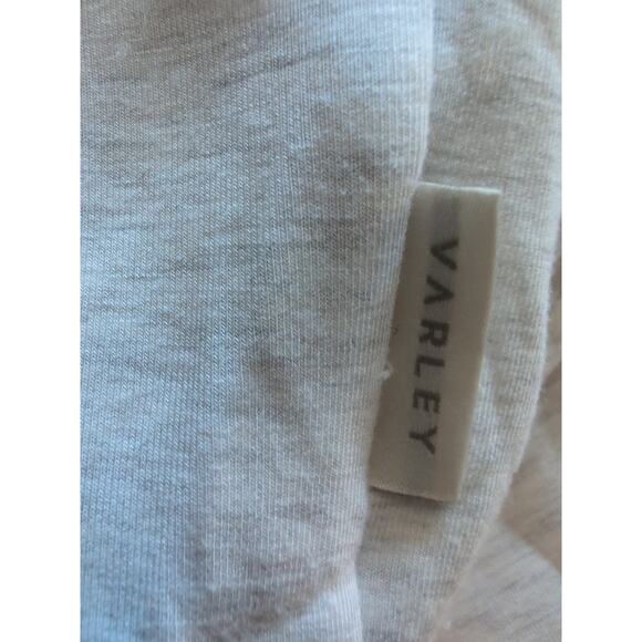 VARLEY 'Hawley' Half Zip Sweatshirt Medium 72% Viscose IVORY nwot MSRP $138 - Picture 6 of 11